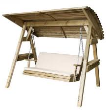 Miami Swing 2 Seater Wooden Garden