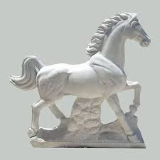 White Marble Horse Statue At Rs 50000