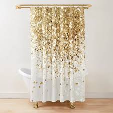 Velvet Curtains Gold Glitter Glam