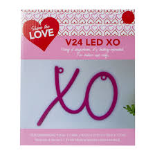 Valentine S Xo Led Wall Light 8 8in X 7