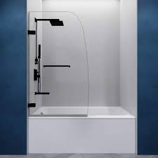 Pivot Frameless Bathtub Door