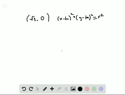 Distance Formula To Find The Radius