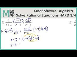 Solving Rational Equations Hard