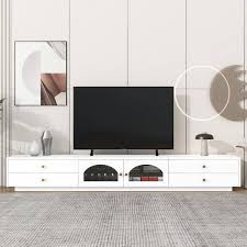 Bright Designs White Luxurious Tv Stand