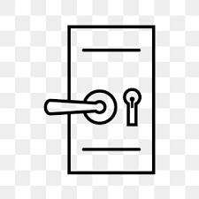 Door Lock Vector Art Png Images Free