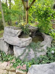 Patio Pond Waterfalls Artificial Rock