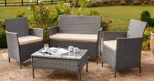 Piece Rattan Garden Furniture Set