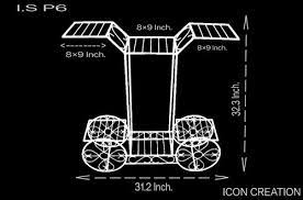 Indoor 06 Plant Pot Stand Heavy