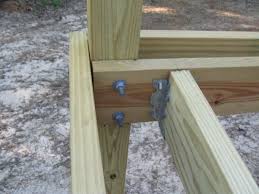 build an elevated deck on uneven ground