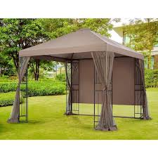 Steel Gazebo With Mosquito Net
