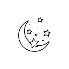 Moon Stars Magic Icon Element Of