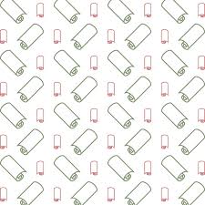 Fabric Roll Icon Red Green Trendy