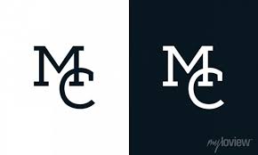 Minimalist Line Art Letter Mc Logo