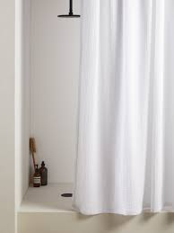 Linen Shower Curtain Parachute