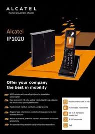 Black Wired Alcatel Ip1020p Wall