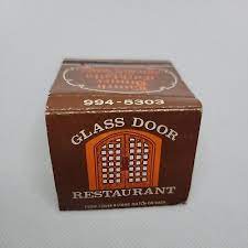 Glass Door Restaurant Matchbook