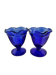 Vintage Libbey Cobalt Blue Glass 4