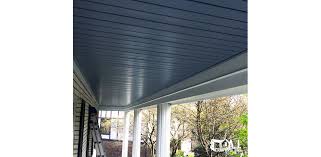 porch ceiling soffit and vinyl beam