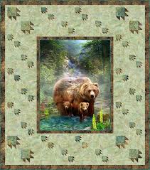 Free Pattern Grizzly Bear Family