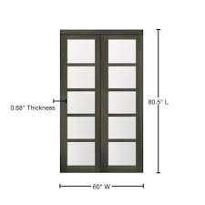 Iron Age Finished Mdf Sliding Door