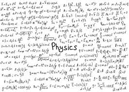 Physics Formulas Drawn By Hand On A