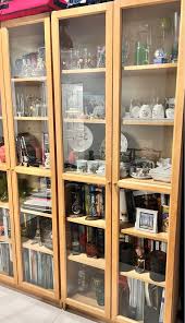 A Wood Glass Large Display Cabinet In