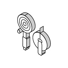 Shower Head Repair Isometric Icon