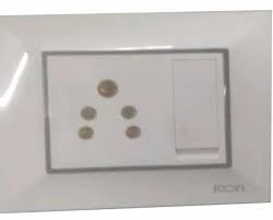 6amp Plastic Icon 5 Pin Switch Board 1