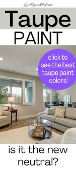 Popular Taupe Paint Colors