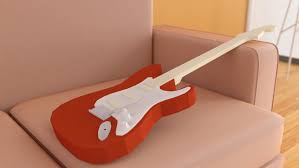 Fender Stratocaster Papercraft Diy