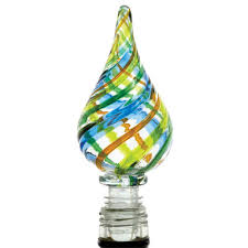 Large Cheers Blown Glass Wine Bottle