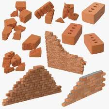 3d Model Bricks Brick Wall Sections