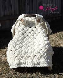 Chunky Celtic Weave Car Seat Canopy