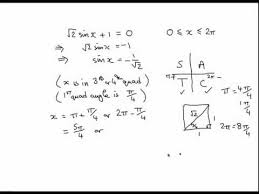 Solving Trig Equations Radians