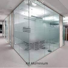 Frosted Glass Room Divider