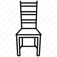 Rustic Dining Chair Vector