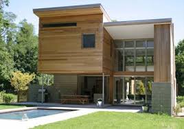 Modern Green House Design Mixes New