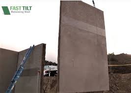 Fast Tilt Retaining Wall