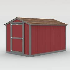Ft X 12 Ft Painted Wood Storage Shed