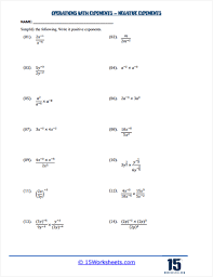 Exponential Equations Worksheets 15