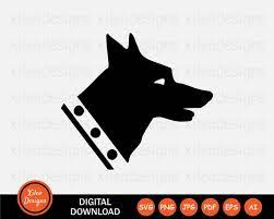 Guard Dog Icon Svg German Shepherd Head