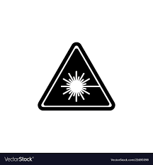 beware laser beam warning radiation ray