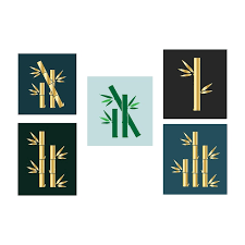 Bamboo Logo Template Vector Icon