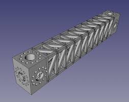 3d printed beam that is as stiff as