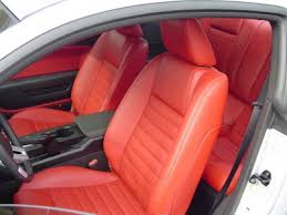 Oem Red Leather Seat Covers S197