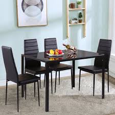 4 6 Seater Faux Leather Dining Chairs