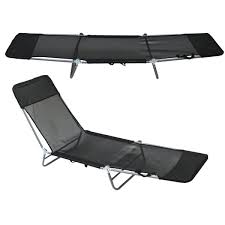 Oypla Folding Sun Lounger