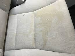 Coffee Stain From A Car Seat