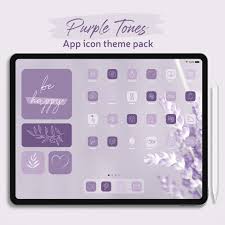 Purple Tones Ipad App Icon Pack Pastel