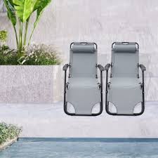 Foldable Reclining Sun Loungers